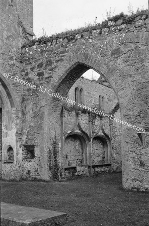 FRANCISCAN FRIARY LADY CHAPEL AT N.E. END OF TRANSEPT FROM W. OF TRANSEPT